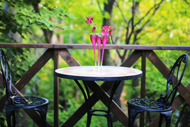 藻岩山の麓にある、ひと休みできる癒しカフェ