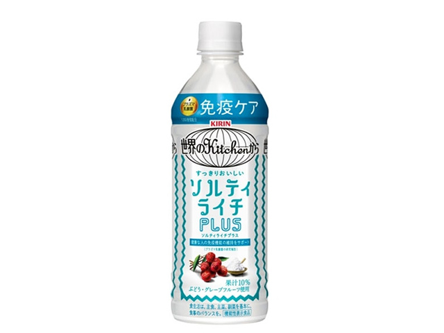 「キリン 世界のKitchenから ソルティライチプラス」新発売
