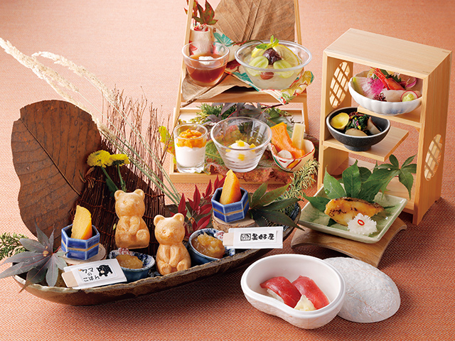 秋の味覚を詰め込んだ、 和のアフタヌーンティー